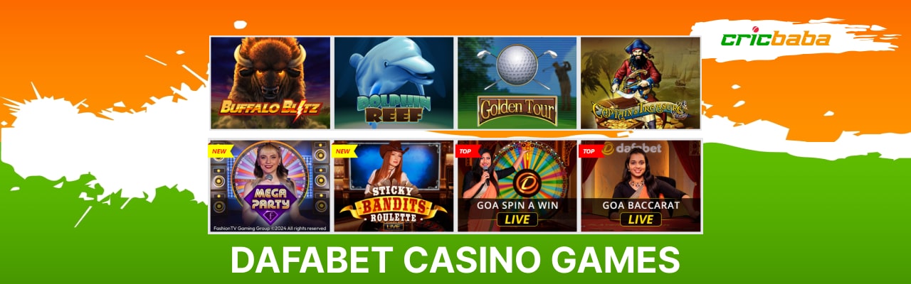 Dafabet casino games