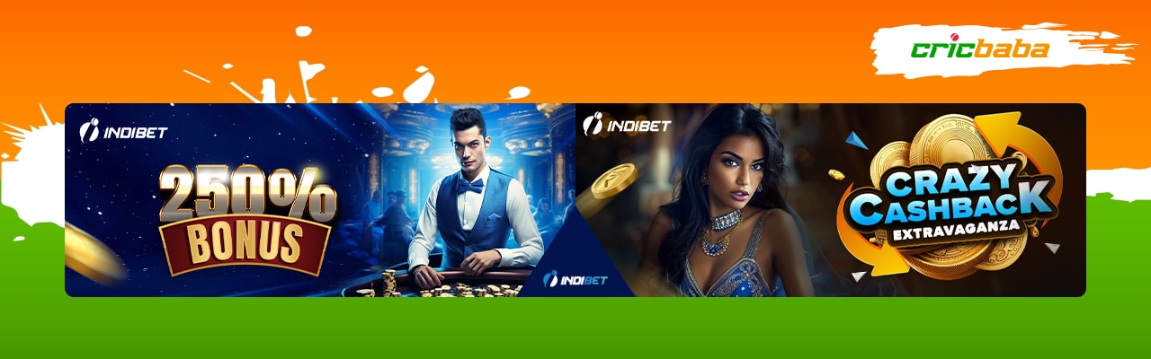 Indibet bonuses