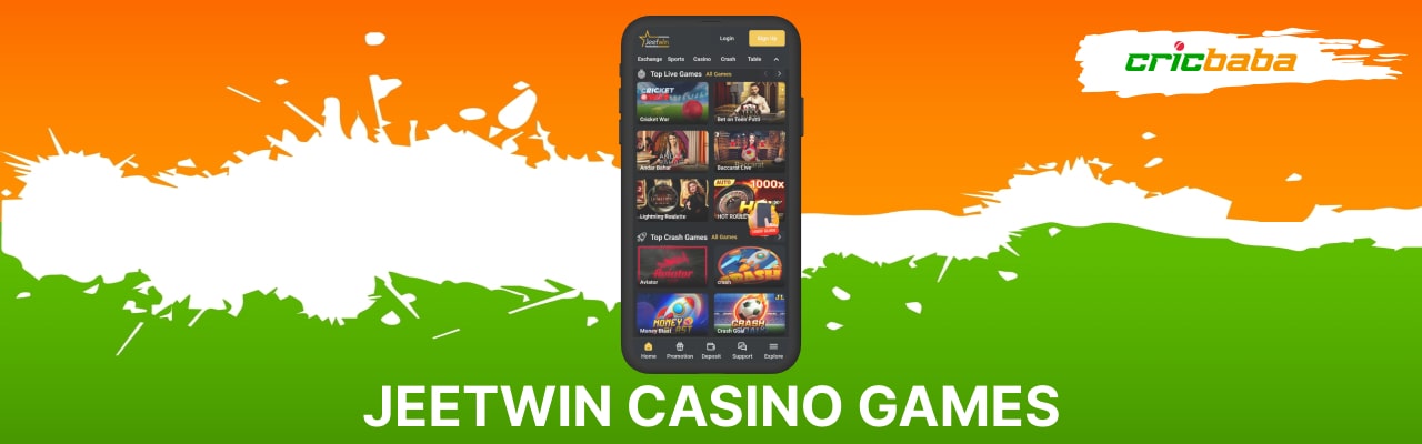 Jeetwin casino games