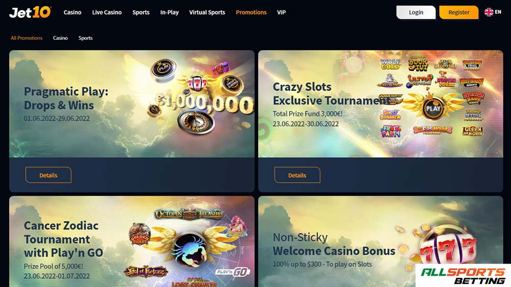 jet10 casino bonus