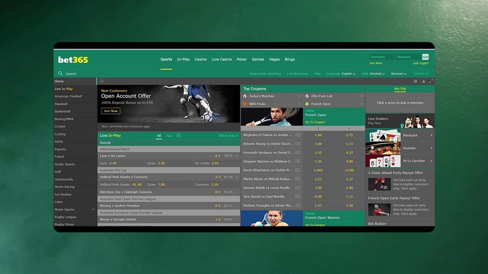 bet365 online sports betting platform