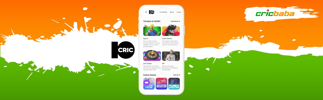 10Cric casino app