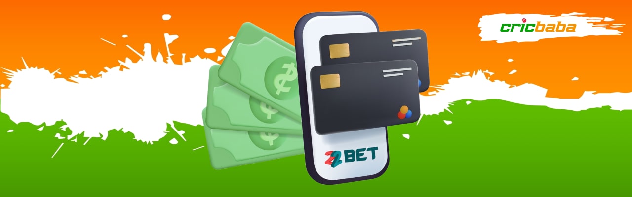 22bet payment methods