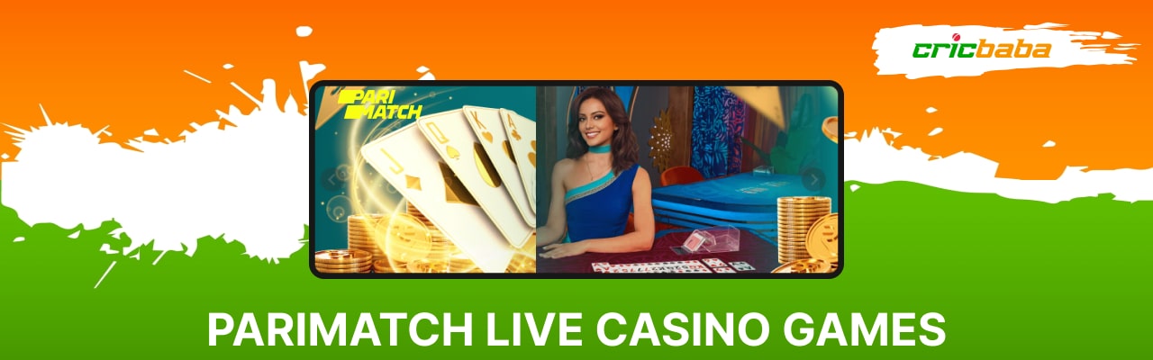 Parimatch live casino games