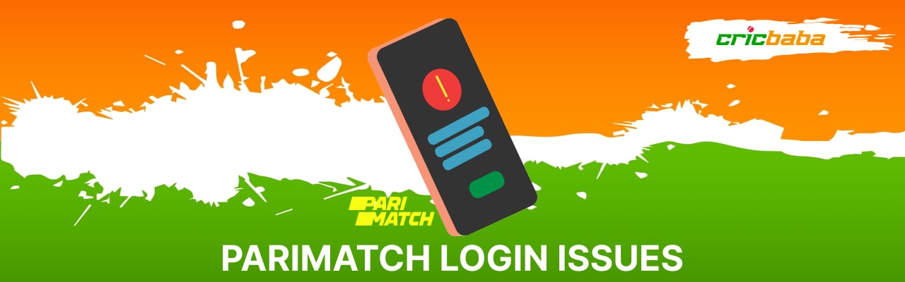 Parimatch login issues