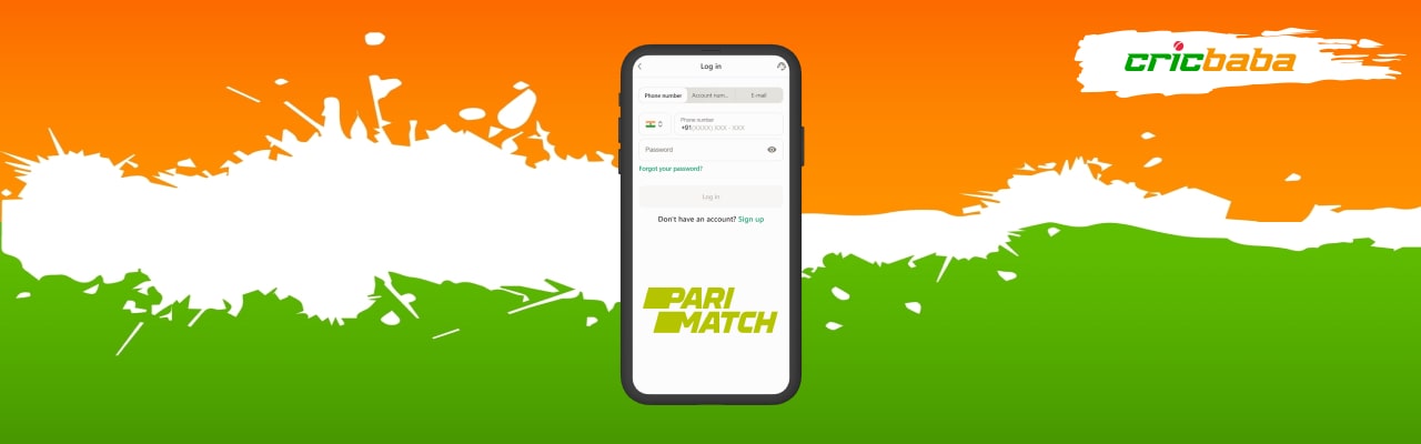 Parimatch login via mobile app