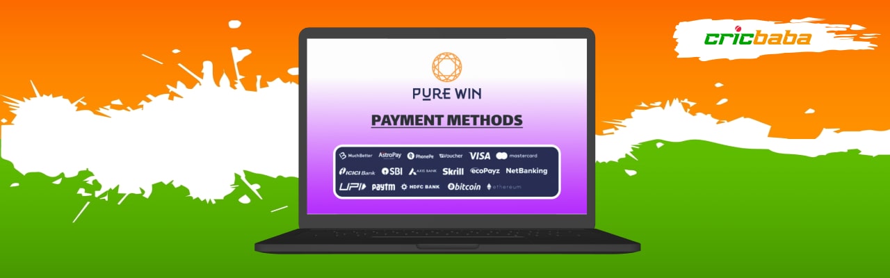 Payment methods at pure win