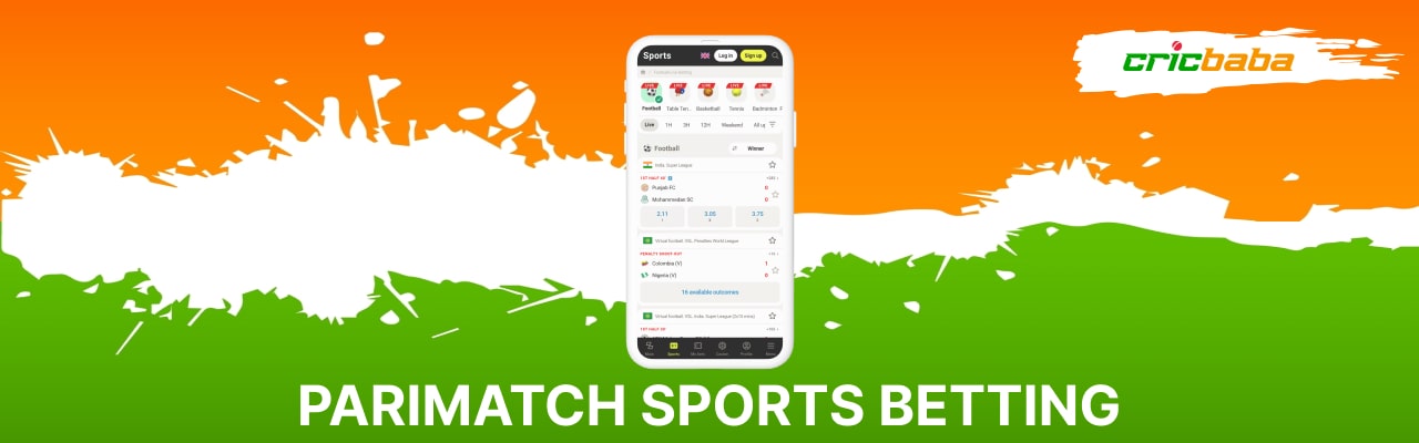 Parimatch sports betting