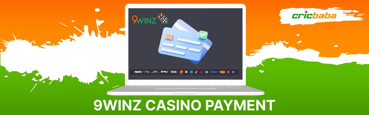 Payment methods at 9winz