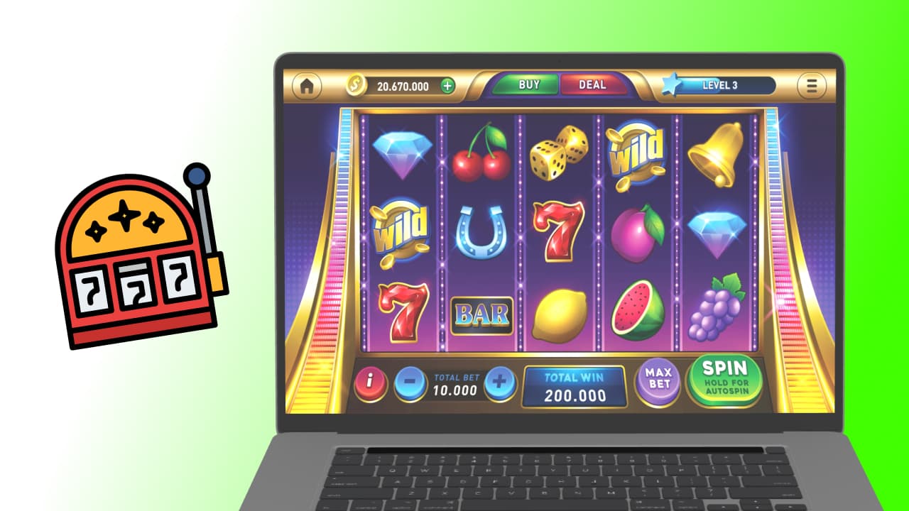 playing slots at online casino