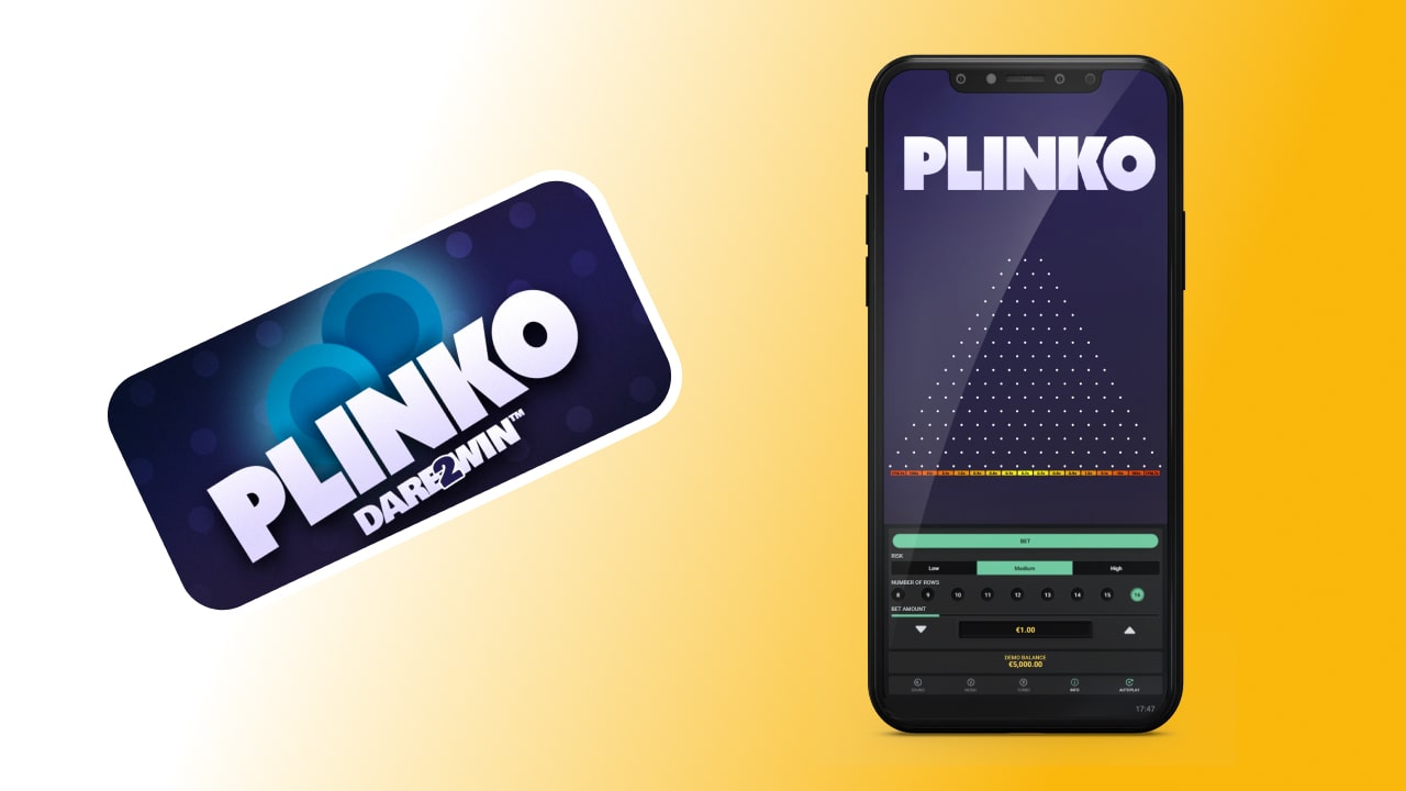 Plinko game on mobile