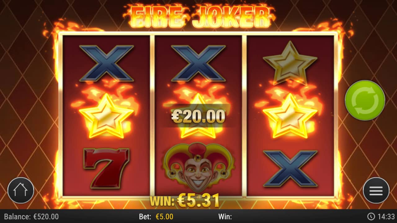 Fire Joker online slot game by Play'n GO