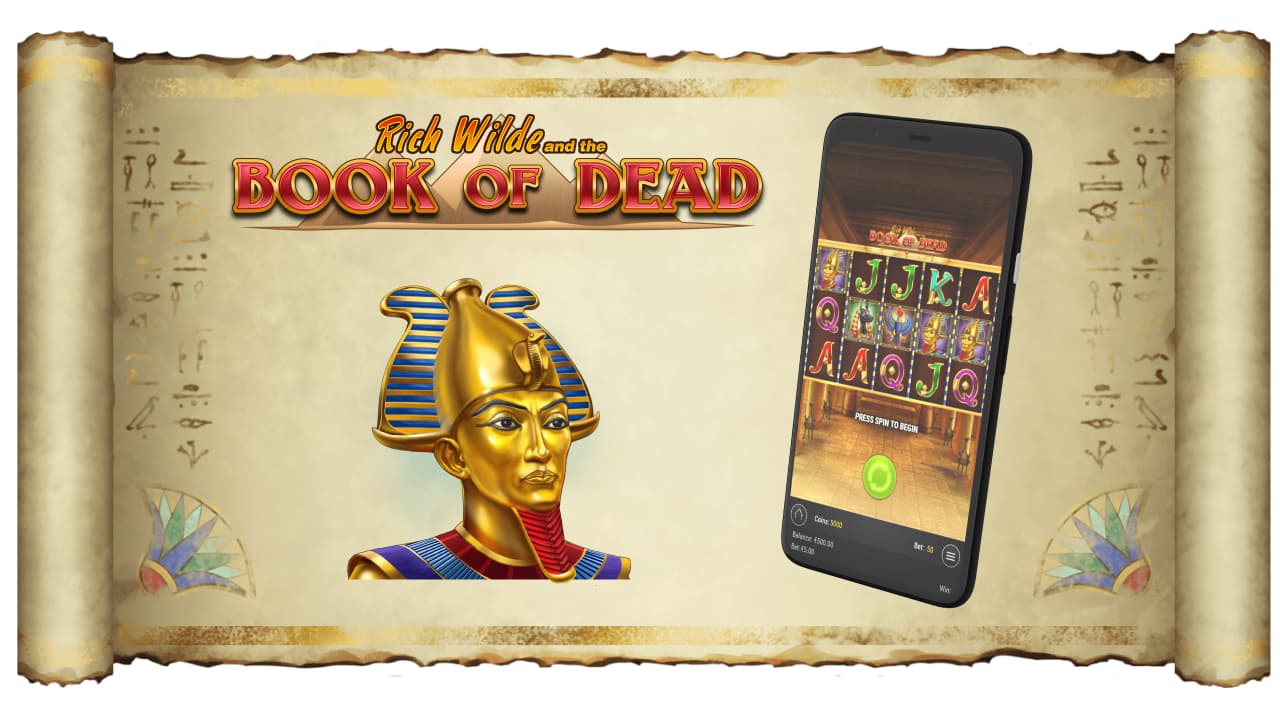 Book of Dead slot on mobile