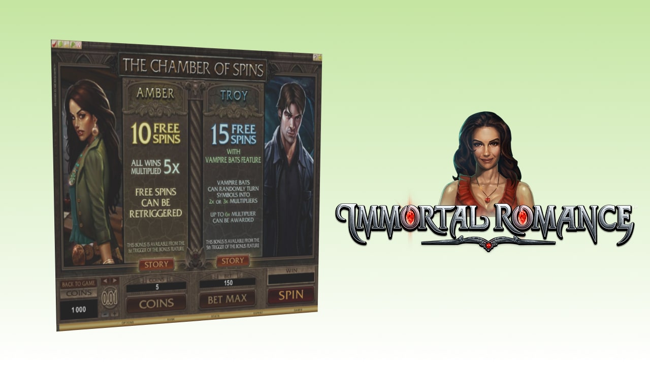 Immortal Romance slot the Chamber of Spins feature