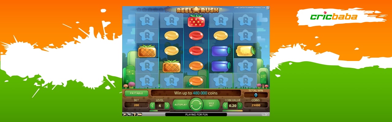 Reel rush slot in india