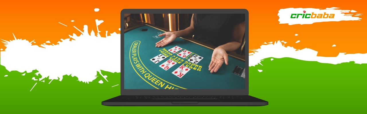 Play three card poker online