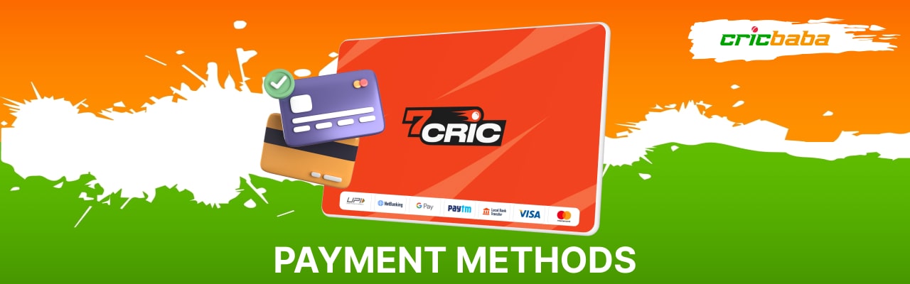 7cric payment methods