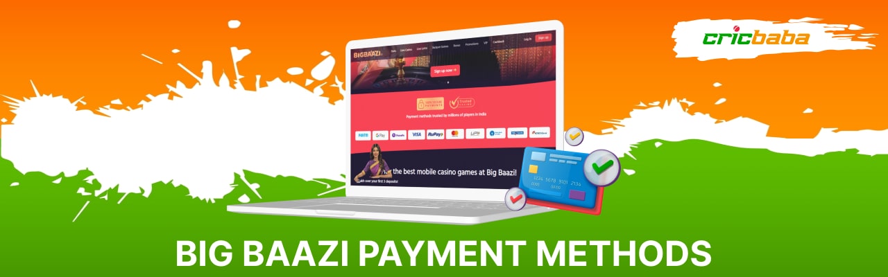 Big baazi payment methods