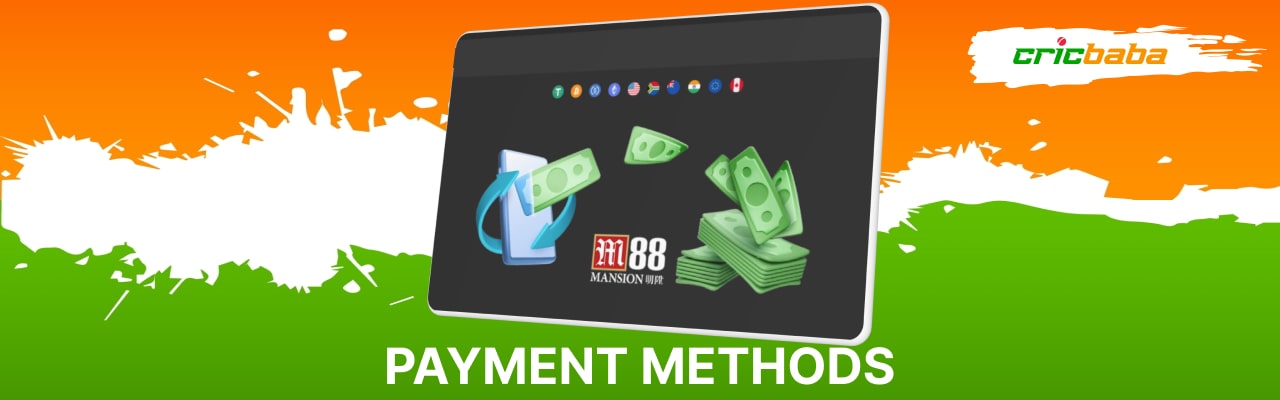 M88 payment methods