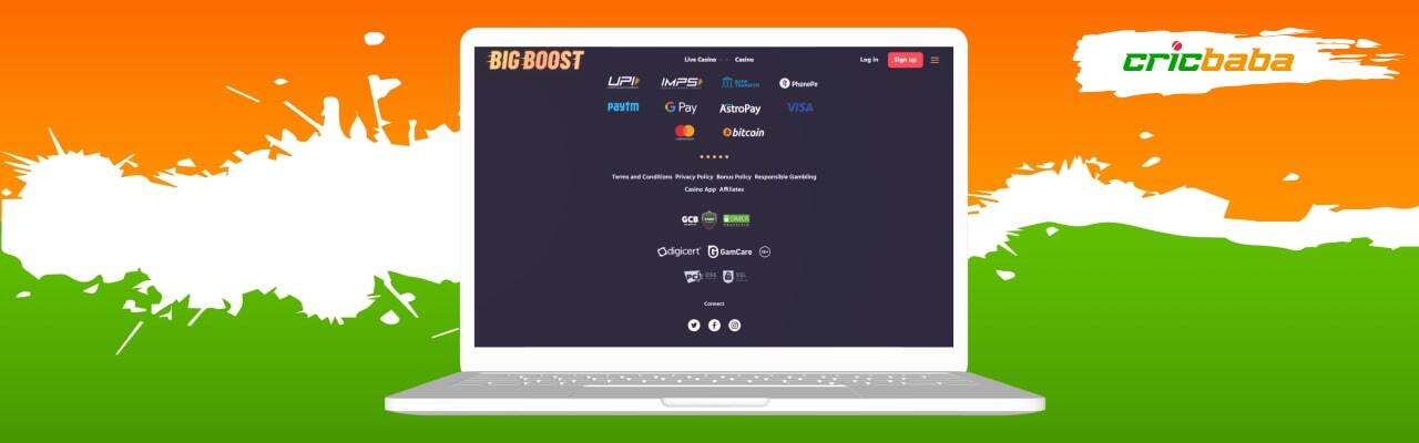 Big boost payment methods