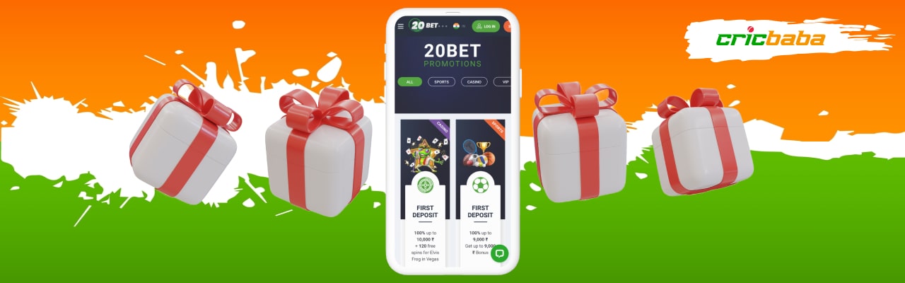 20Bet app bonuses