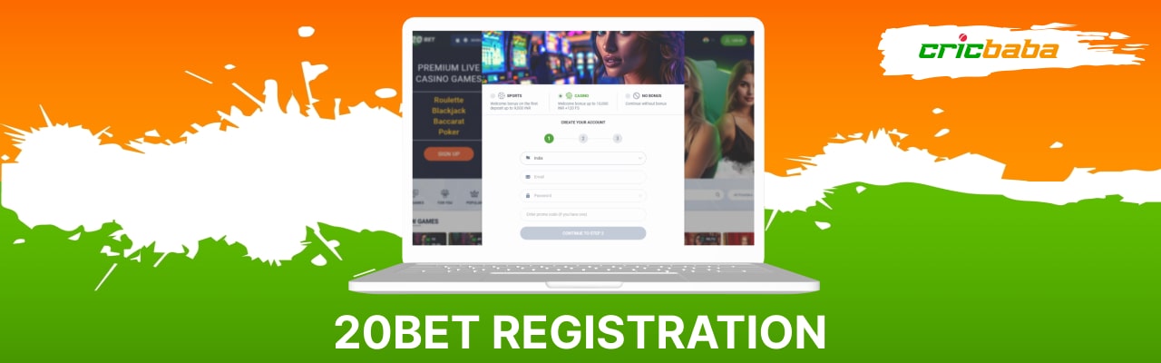 20Bet registration