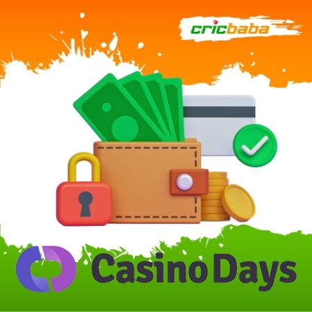 Casino Days Payment Methods