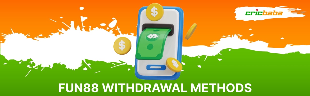 Fun88 withdrawal methods