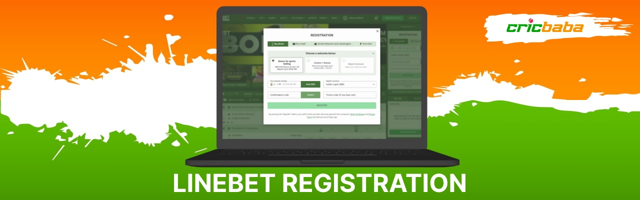 Linebet registration