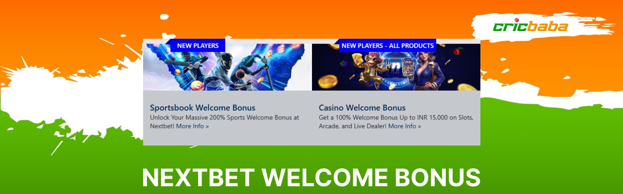 Nextbet welcome bonus