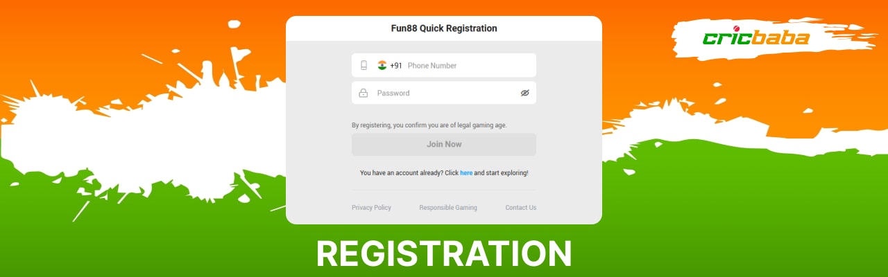 Register for fun88