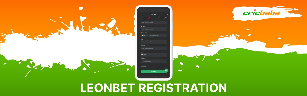 Register on leonbet