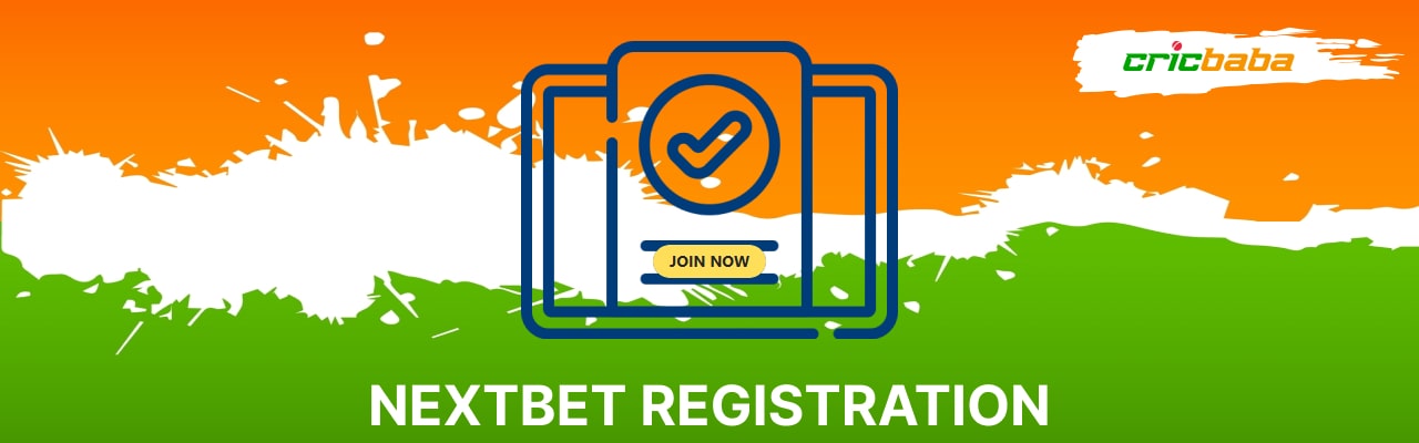 Register on nextbet