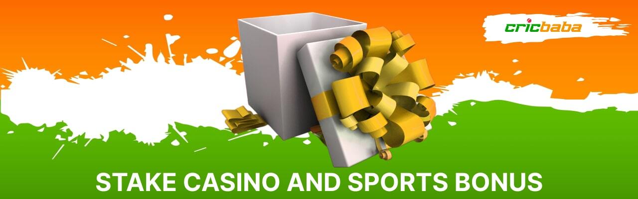 Stake casino and sports betting bonuses