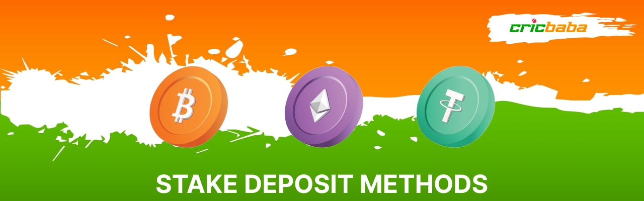 Stake deposit methods