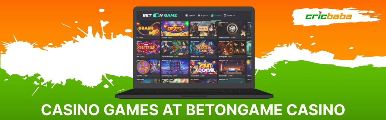 Betongame online casino live games