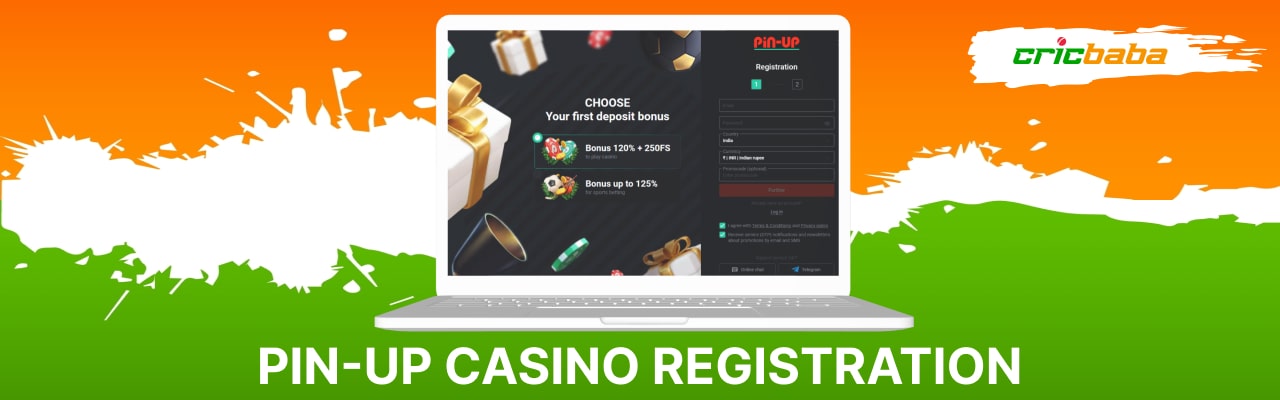 Register for pin-up casino