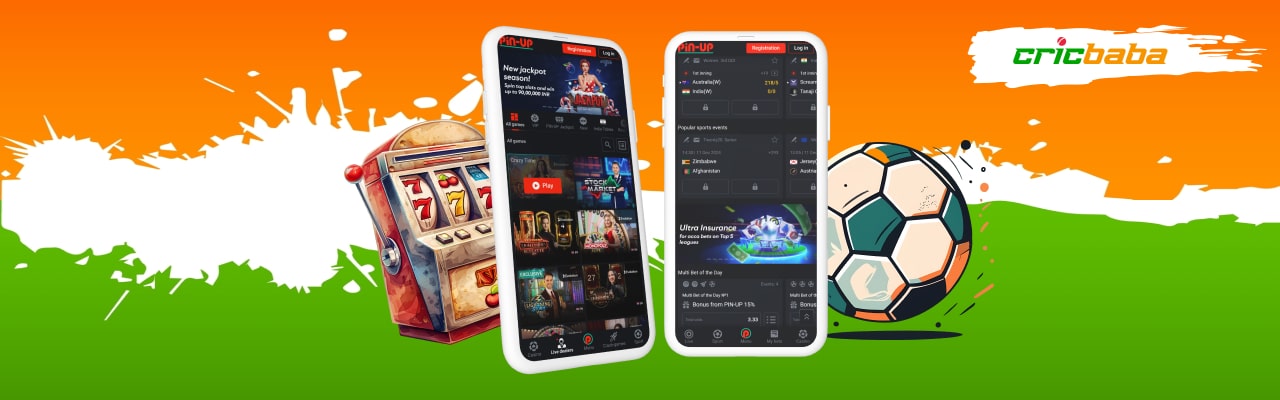 Sports betting and casino games at pin-up casino app