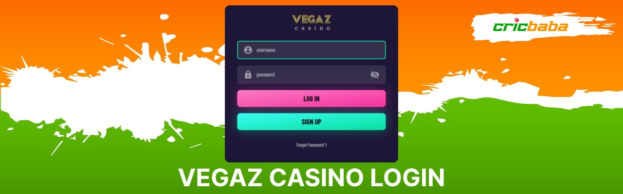 Vegaz casino login