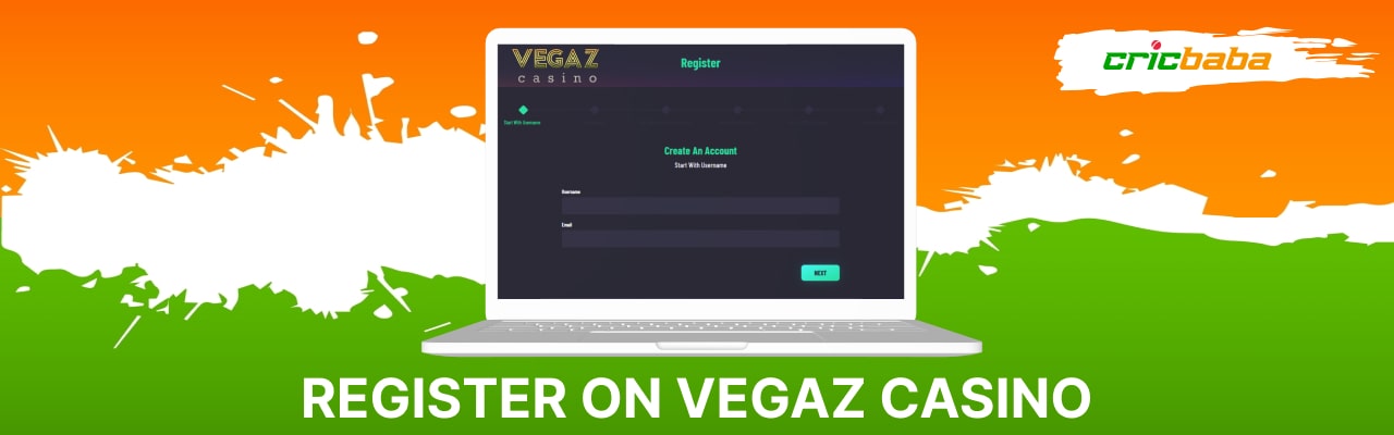 Vegaz casino registration