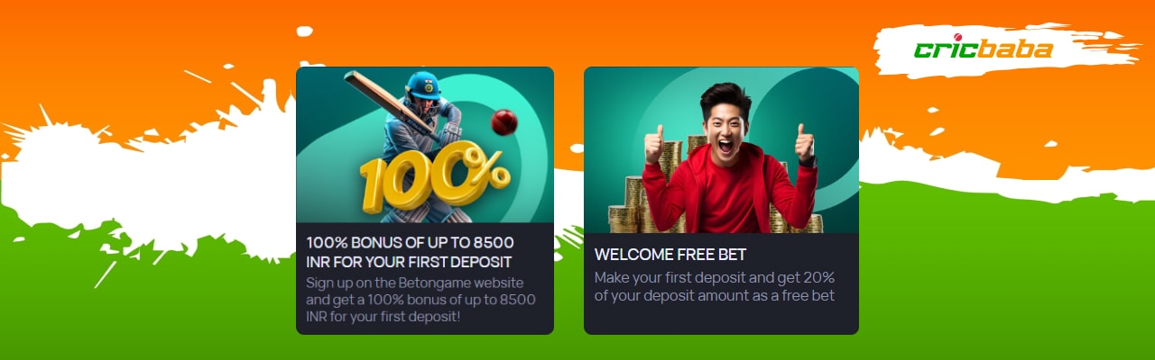 Betongame welcome bonuses